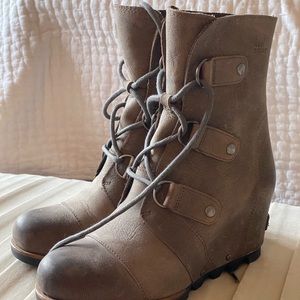 Sorel wedge booties